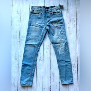 NWT Lucky Brand Jeans Girl's 10 Blue Denim Zoe Skinny Light Wash Classic Preppy